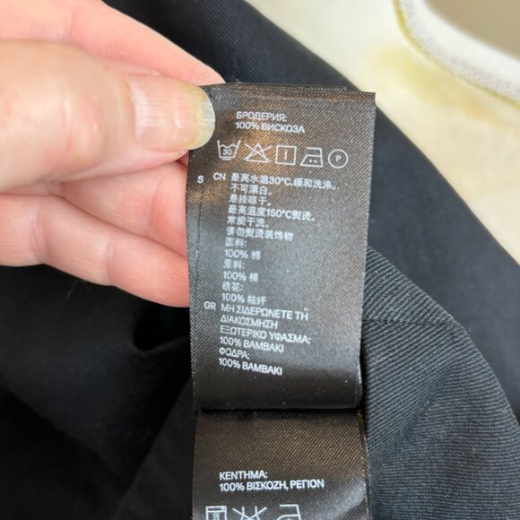 H&M Southwestern print mini skirt, size 14, fringe, sequins/beads - Picture 16 of 16